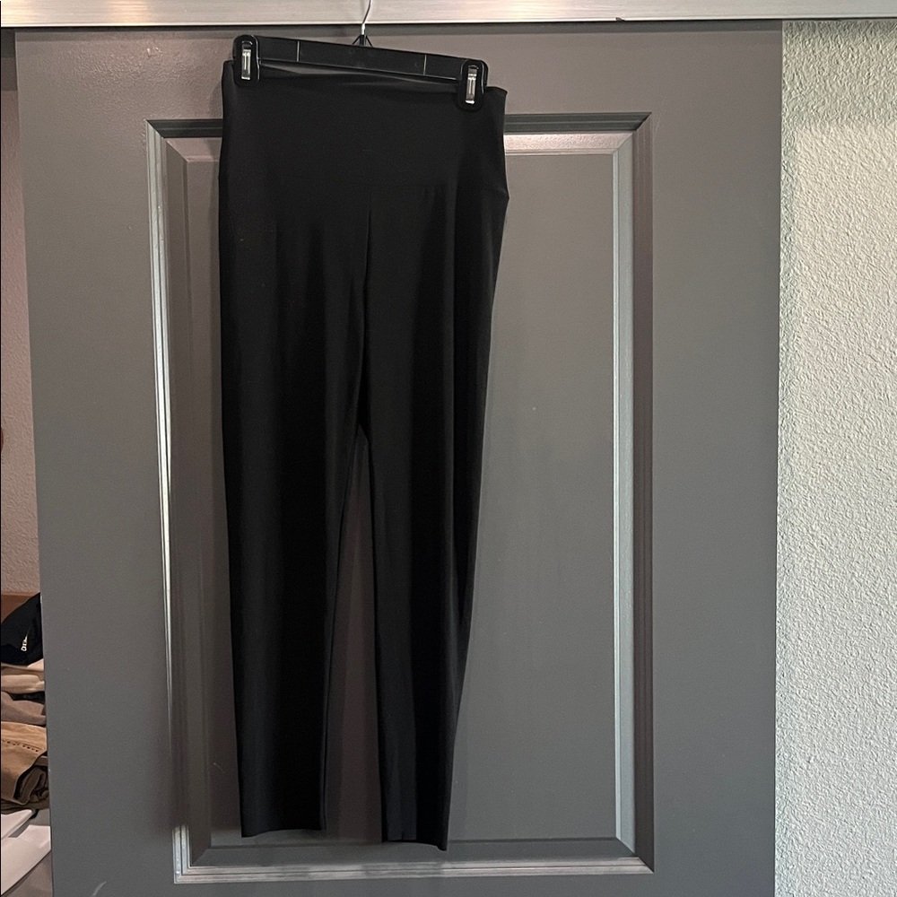 Norma Kamali Women's Black High-Waisted Pants